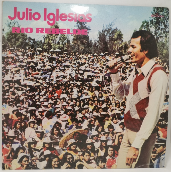 Carátula vinilo Julio Iglesias Río Rebelde