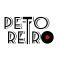 Logo PetoRetro escrito en fuente vintage,la última o es un vinilo